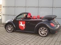 Mousse T. im Niedersachsen-Beetle Cabriolet