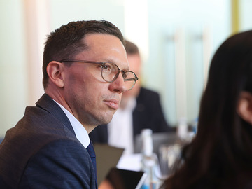 Niedersachsens Minister für Wissenschaft und Kultur Falko Mohrs in Wolfsburg