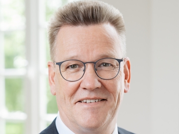 Ein Porträtfoto des neuen Präsidenten der Universität Göttingen Prof. Johannes Wessels
