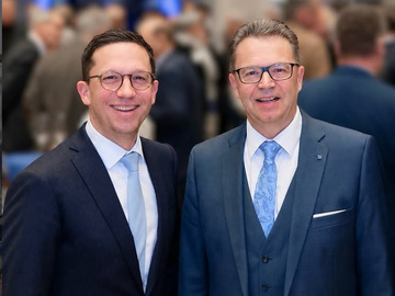 Minister Mohrs zusammen mit dem neuen LHK-Präsidenten Volker Epping