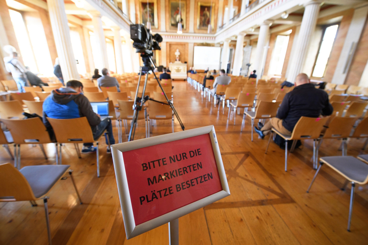 Bild von der Kick-Off-Veranstaltung für das Forschungsnetzwerk COFONI am 22. Oktober 2020 in Göttingen.