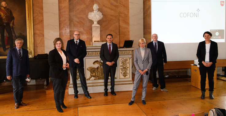 Gruppenbild von der Kick-Off-Veranstaltung für das Forschungsnetzwerk COFONI am 22. Oktober 2020 in Göttingen.