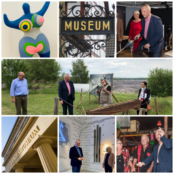 Minister Björn Thümler Collage zum Museumstag