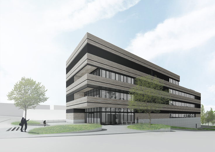 Modell zum Neubau „AgriFutur“ der Universität Göttingen