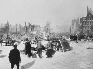 Platz der abgetragenen Synagoge, Bergstraße