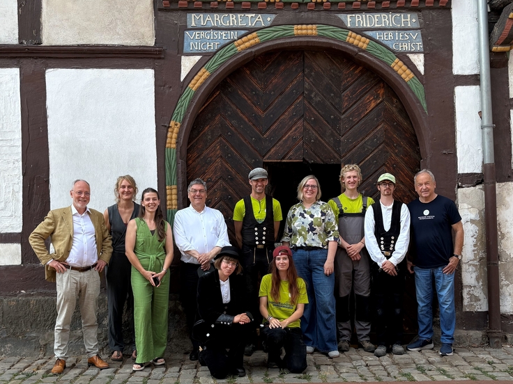 Freiwilligenteam der Landesbauhütte