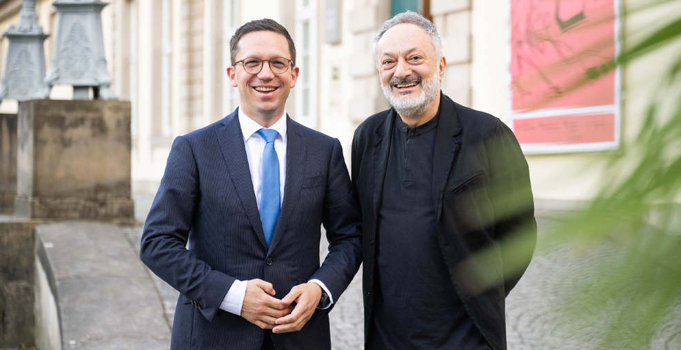 Falko Mohrs und Feridun Zaimoglu