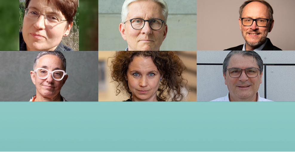 Porträtfotos der 6 Wissenschaftlerinnen und Wissenschaftler aus Niedersachsen, die mit den Advanced Grants ausgezeichnet wurden.